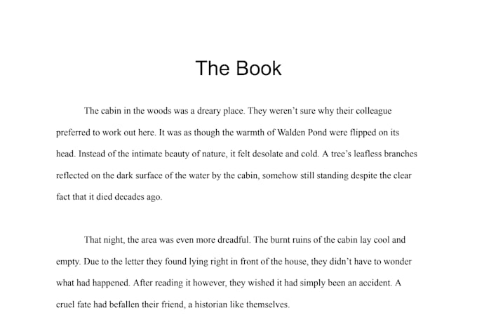 edit your creative writing for plot, pacing, flow